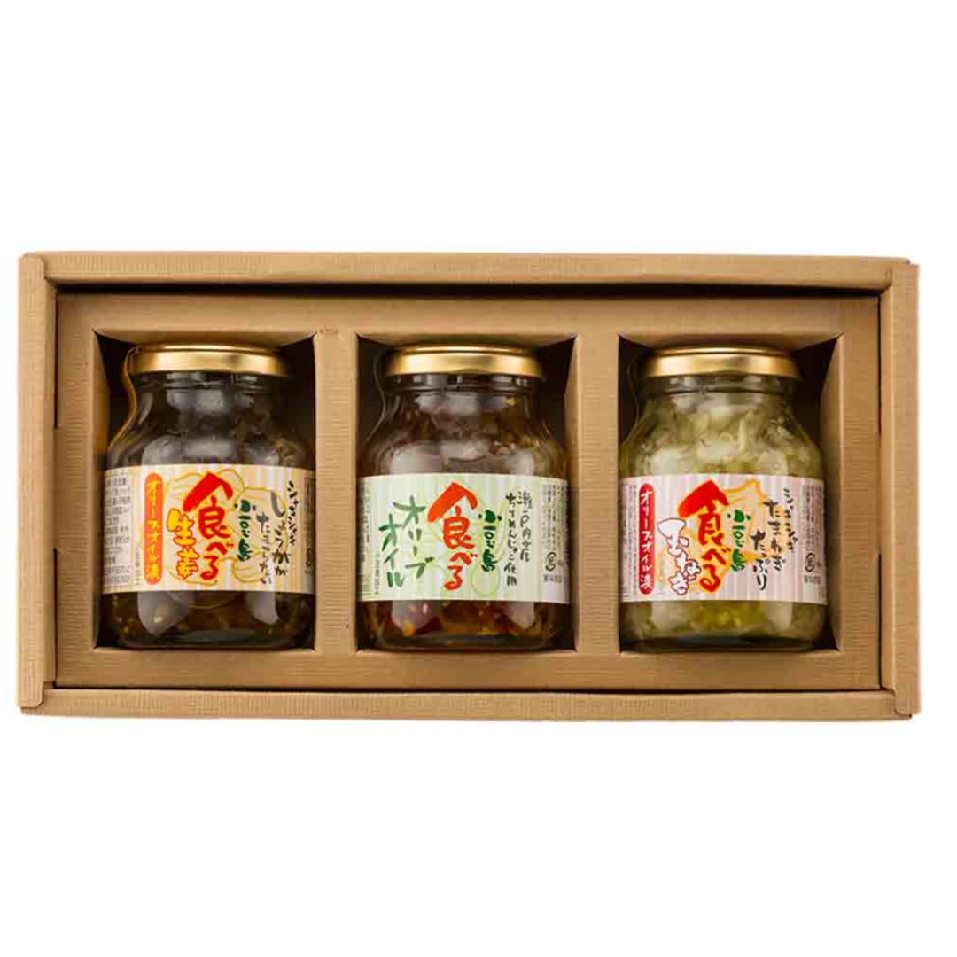 食べるオリーブオイル3品セット